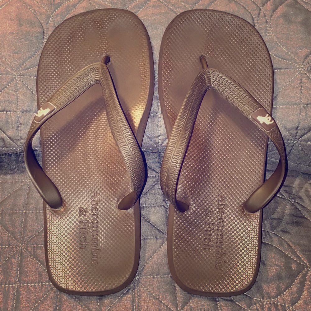 Abercrombie & Fitch Men’s Flip-Flops US SZ…